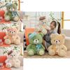 Plush Bear Stuffed Toy With Bowknot For Valentines Day Gift For Kids And Teens