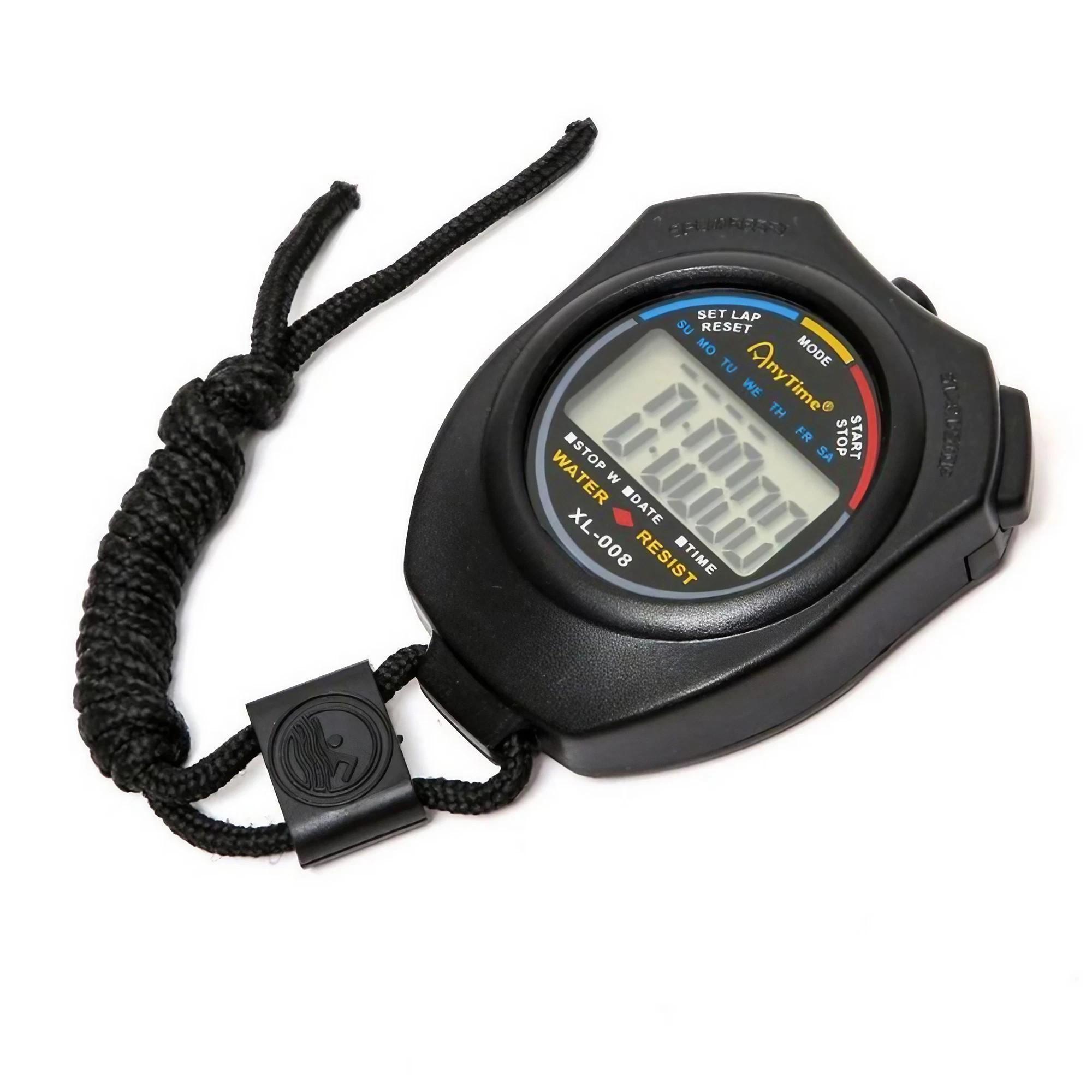 

Multi-Function Electronic Digital Sport Stopwatch Timer, Large Display with Date Time and Alarm Function,for Sports Coaches чорний