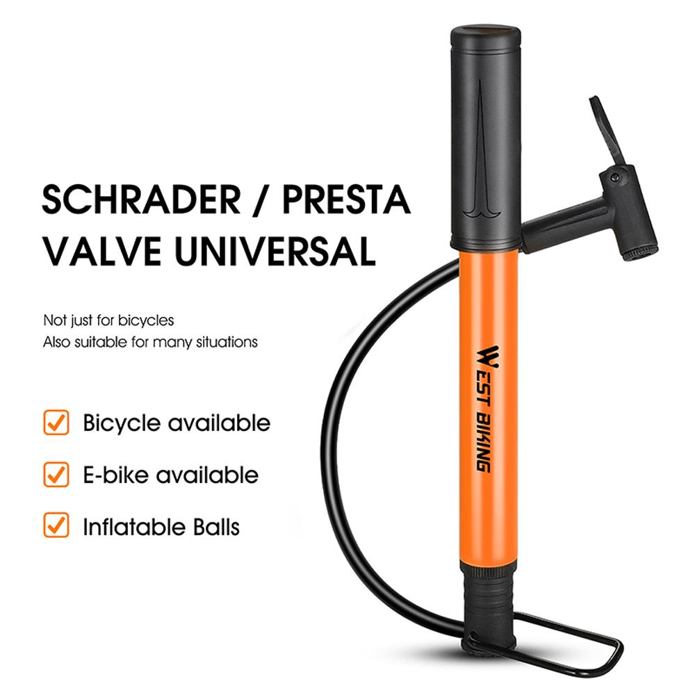 Pompa per Pneumatici da Bicicletta a Pedale 90PSI Gonfiatore Portatile per Mountain Bike Gonfiatore per Pallacanestro Accessorio per Ciclo