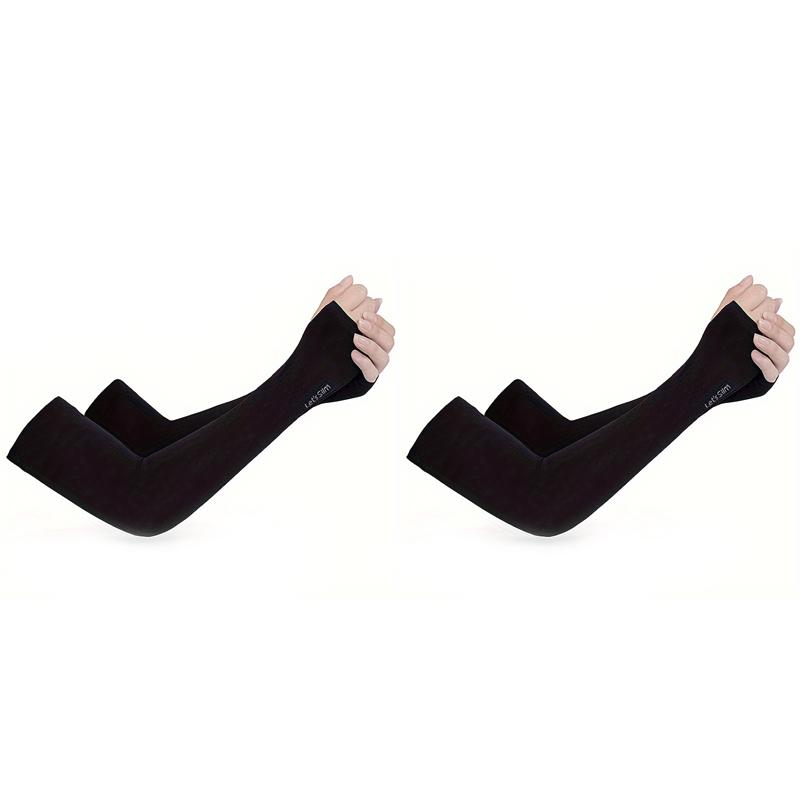 2-6 Pairs Arm Sleeves Summer Sun UV Protection Hand Cover support Running Fishing Cycling Ski Arm Cover Warmers For Men Women