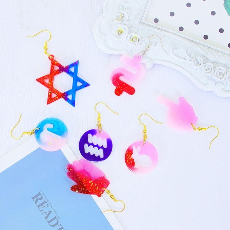 Versatile Silicone Molds DIY Jewelry Making Moulds Fashion Accessories Mould Resin Casting Mold Earrings Pendant Molds
