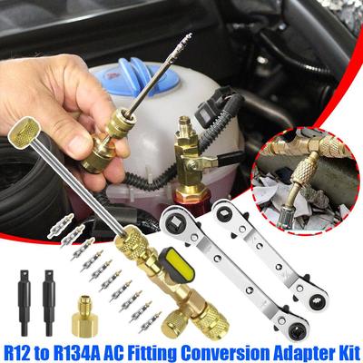 1 Piece Car Air Conditioner Valve Core Removal And Repair Tool Car Installation Conditioner Q Repair Tool Wrench Air J2U5
