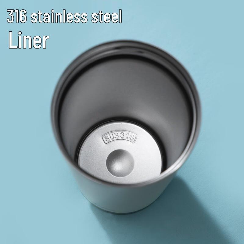 Dual-Drink Stainless Steel Insulated Coffee Mug
