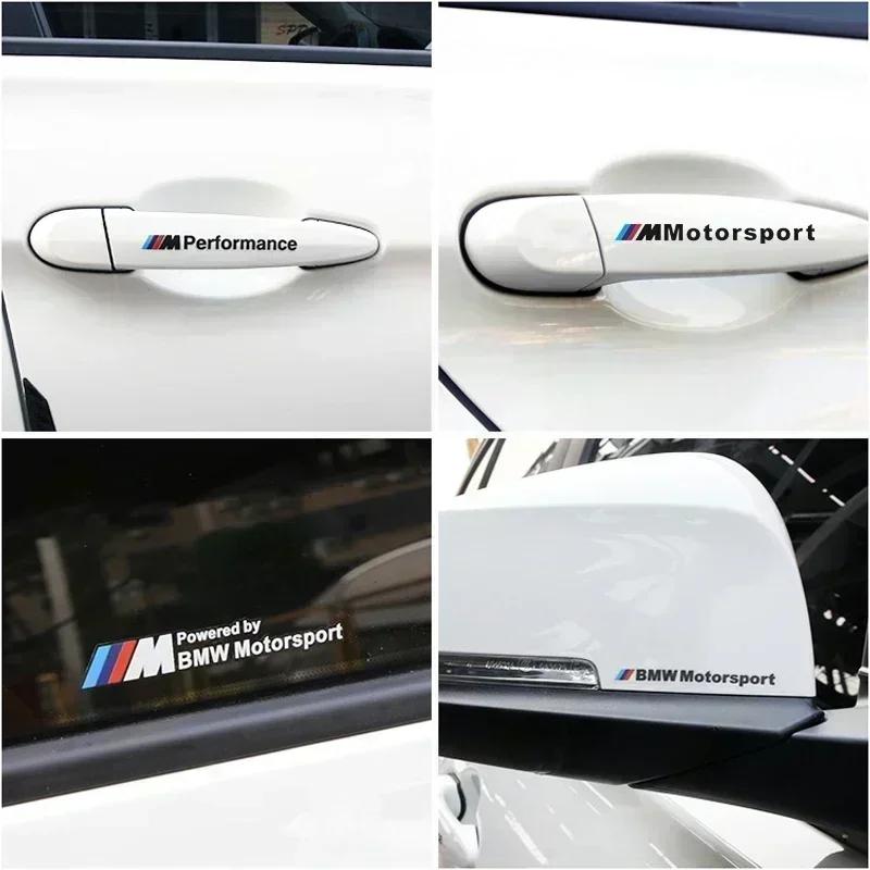 1 set Adesivo Emblema Auto Decorazione Auto Decalcomania Per Bmw M Performance Power X1 X3 X5 X6 E84 E83 F25 M3 E90 E91 E60 F15 F16 E70 F30