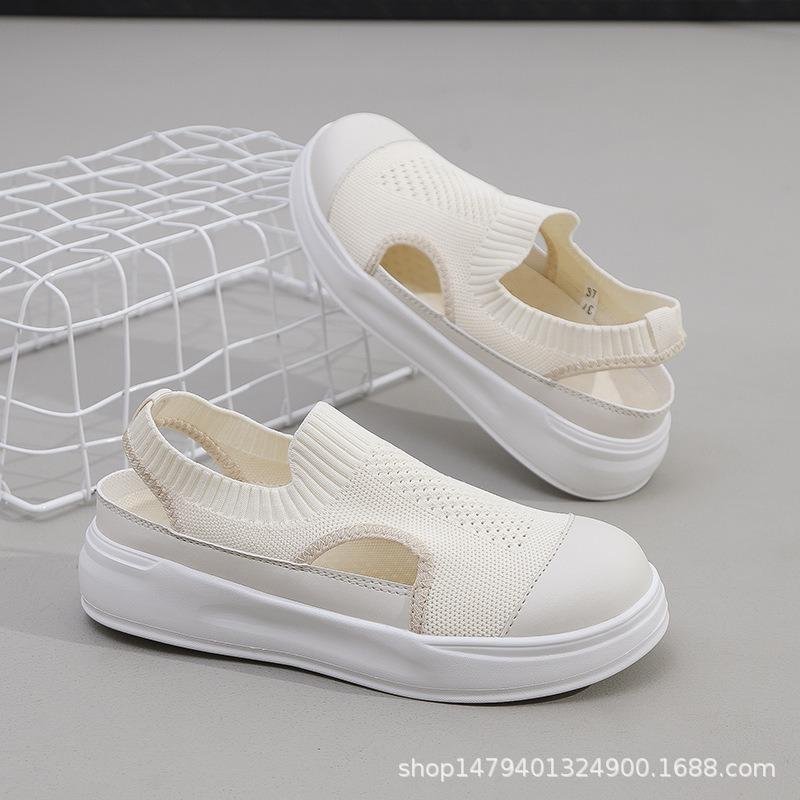 Shoes Women's Soft Soles Are Not Tired, Foot Shoes Are Breathable Women's Shoes, New One-pedal Platform Shoes, Women's Lazy Shoes
