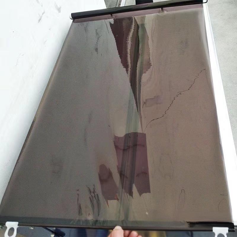 Car Curtain Windshield Sunshade Auto Retractable Sun Block Roller Blind PVC Curtain Car Sun Visor Front Windshield Sun Shade