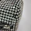 [Gebraucht] Cruiser Kristall Strassstein Dekor Nylon Mini Runde Reisetasche - Sehr Gut #ZY9RA6