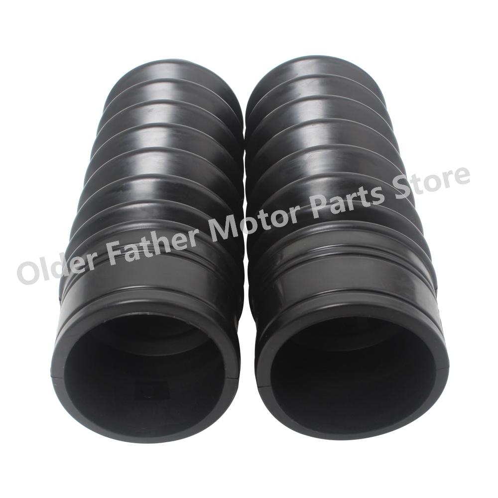 Motorcycle Accessory Rubber Front Fork Cover Gaiters Gators Boot Shock Protector Dust Guard For Triumph Climber T100 T120 T900