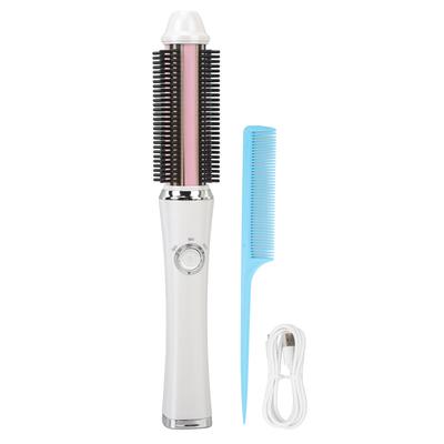 Cordless Hair Curler Brush 3 Temperature Gears Prevent Static Anion USB Rechargeable Electric