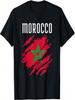 Moroccan Flag To Support Morocco - Moroccan Soccer Fans T-Shirt