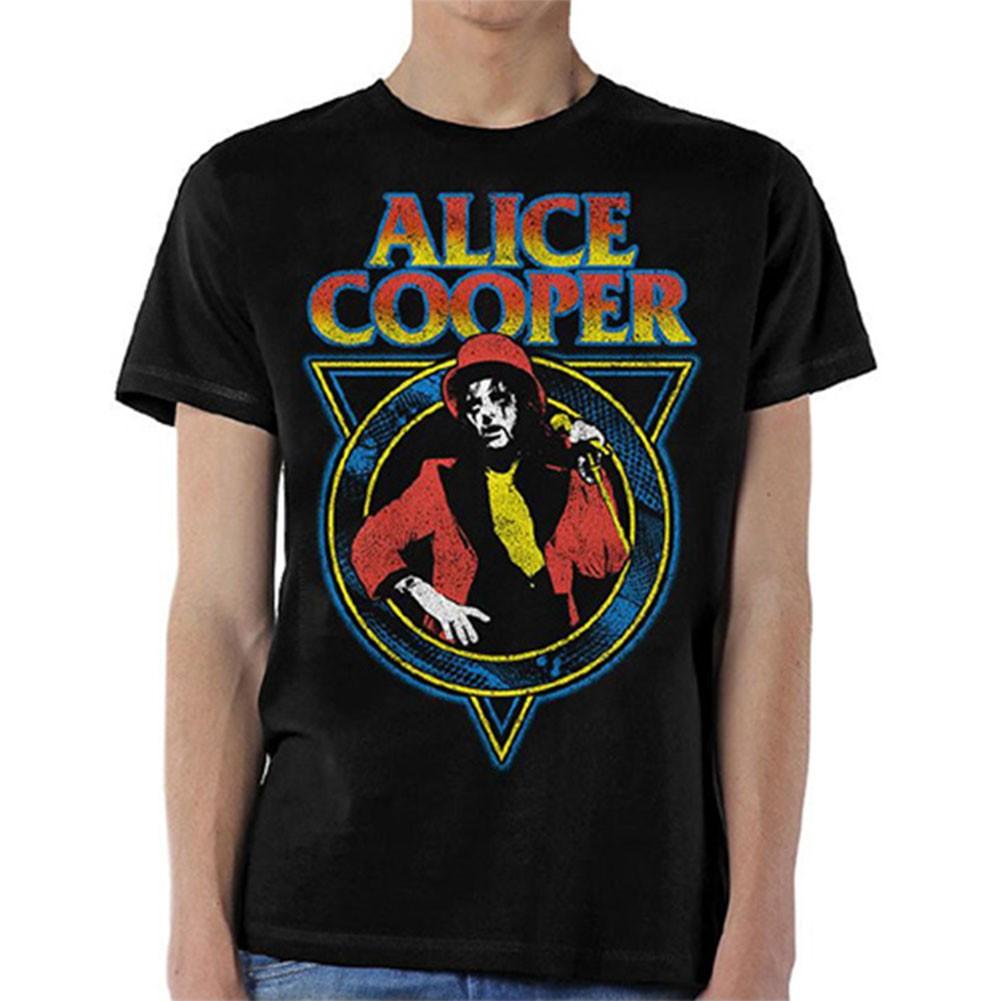 Men s Alice Cooper Snake Skin T-shirt Medium Black XL