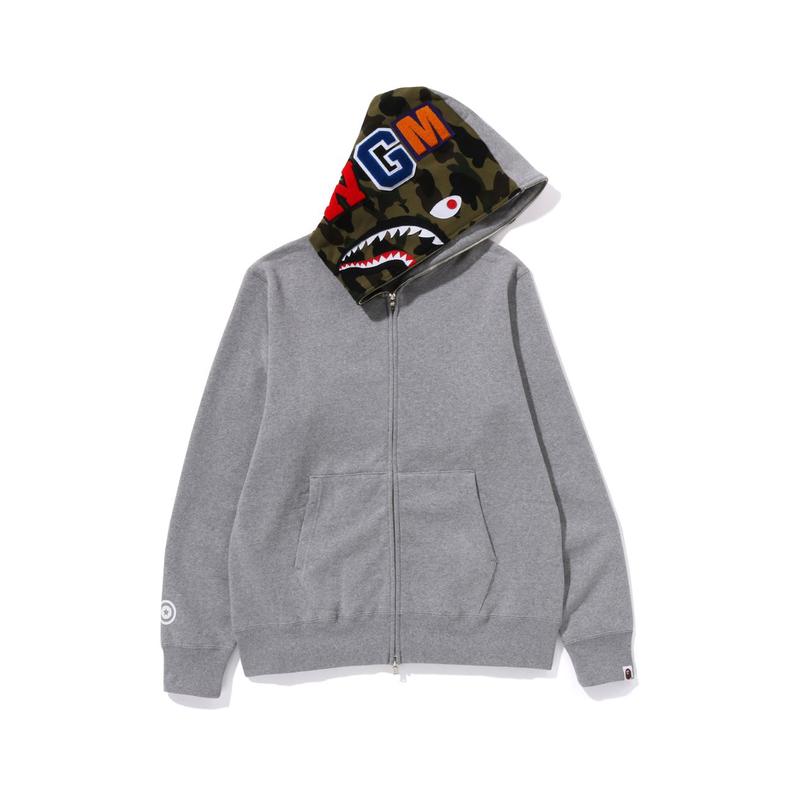 Bape Ape ar rāvējslēdzēju sporta krekls