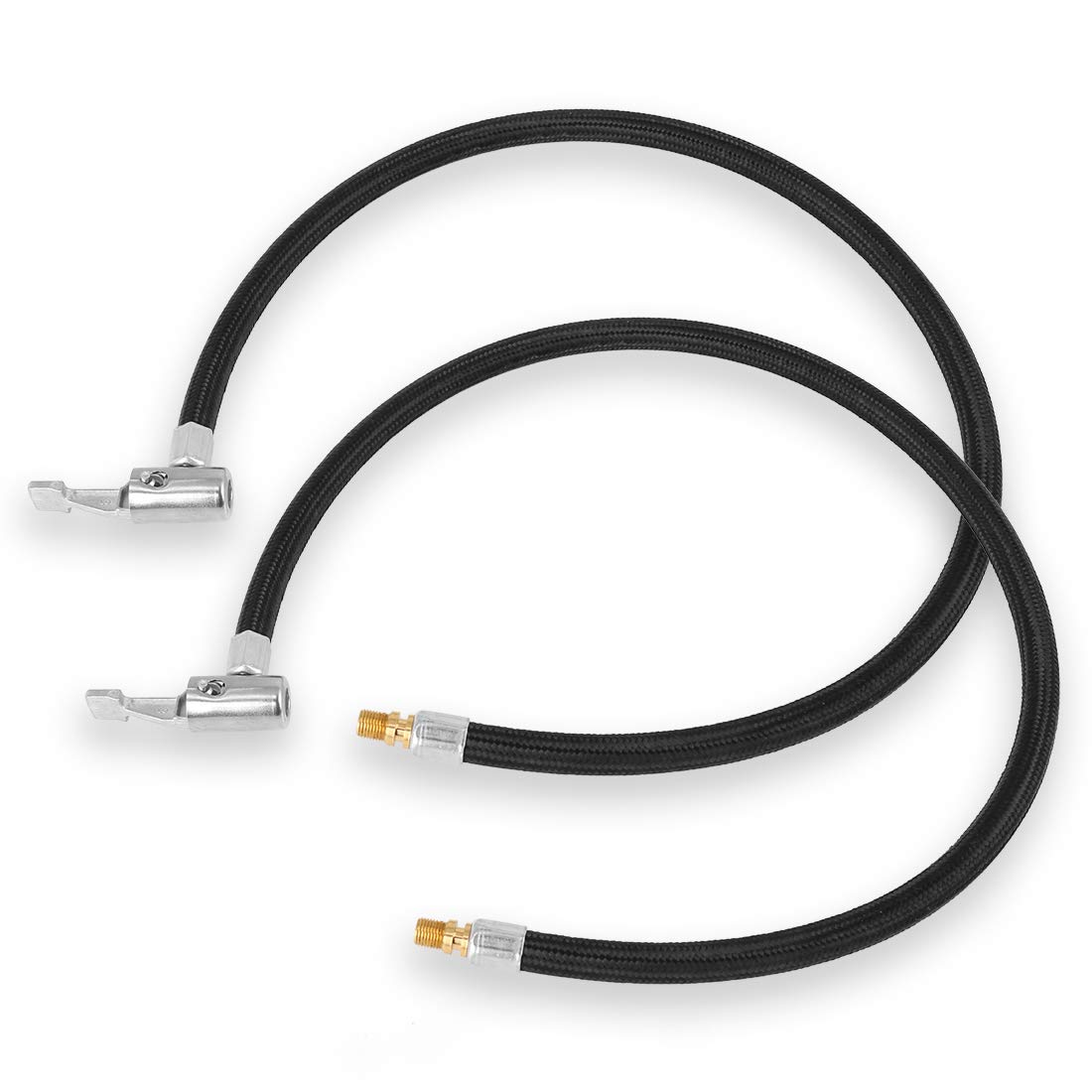 

uxcell Air Inflator Hose Adapter, Extension Hose Adapter, Tire Valve Connection Pipe, 23.6 inches (60 cm), Pack of 2