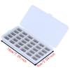 2pcs Empty Spools Bobbin Storage Case 30 Slots Bobbin Holder Box  Sewing Craft Storage