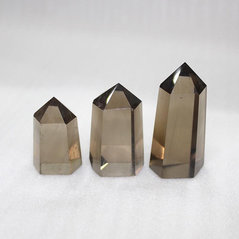 Natürlicher Rauchiger Citrin Quarz Obelisk Kristallstab Spitze Einzigartig Heilung Heimdeko Geschenk Mit Elegantem Design