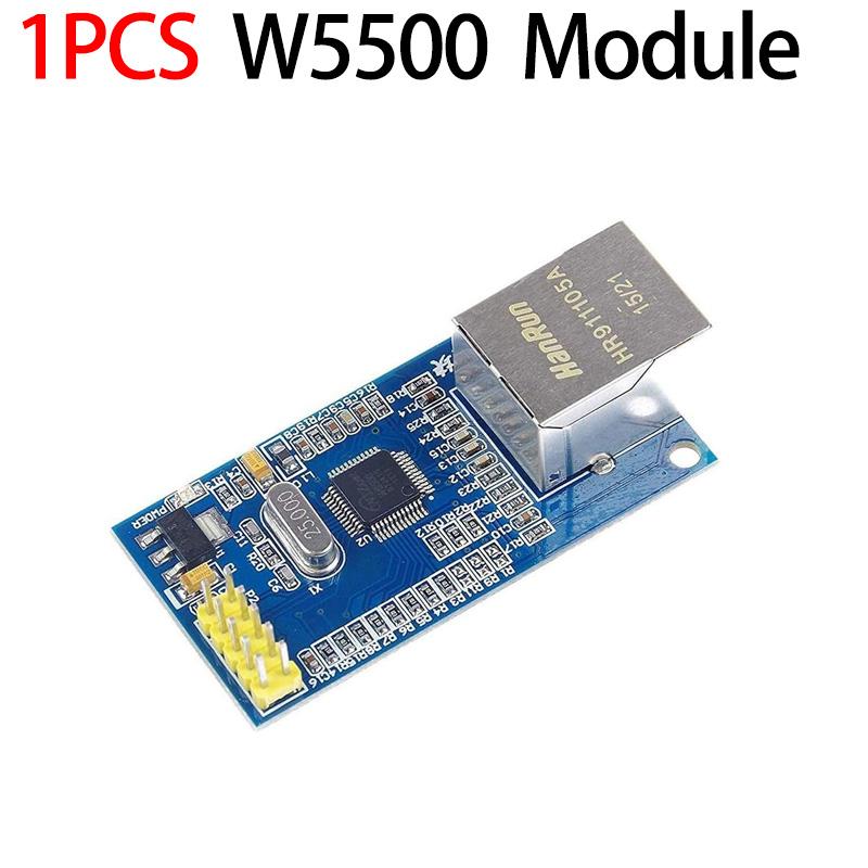 

W5500 мережевий модуль Ethernet апаратне забезпечення TCP / IP 51 / програма мікроконтролера STM32 поверх W5100 синій