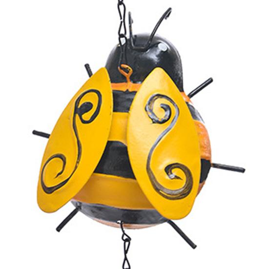 Bee Windchime Small Lovely Ornamental Bee Wind Chime with Hook Hanging Bell for Garden