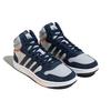 Adidas Neo Hoops 3.0 Comfortable Non-Slip Durable Mid-Top Skate Shoes Unisex Skate Shoes Dark-Blue HP6902