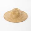 Chapeau de paille raffia incolore Palma fedora à larges bords chapeau de soleil de vacances chapeau de soleil d'été plage chapeau jazz chapeau de soleil Panama