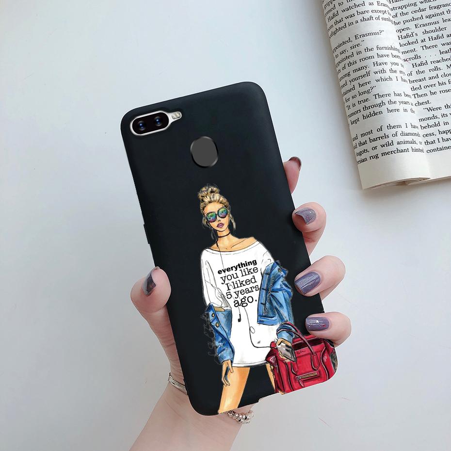 Case For OPPO A5S Back Cover Soft Candy Silicone Pretty Girls Phone Case For OPPO A5S AX5S A7 2018 AX7 A7N A12 Cover Coque Funda