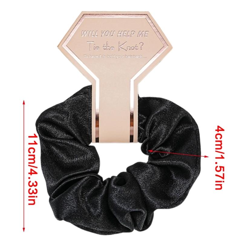 Multicolored Retros Head Rope Temperament Ladies Hair Ties Scrunchies Ties Fashionable Head Accessory