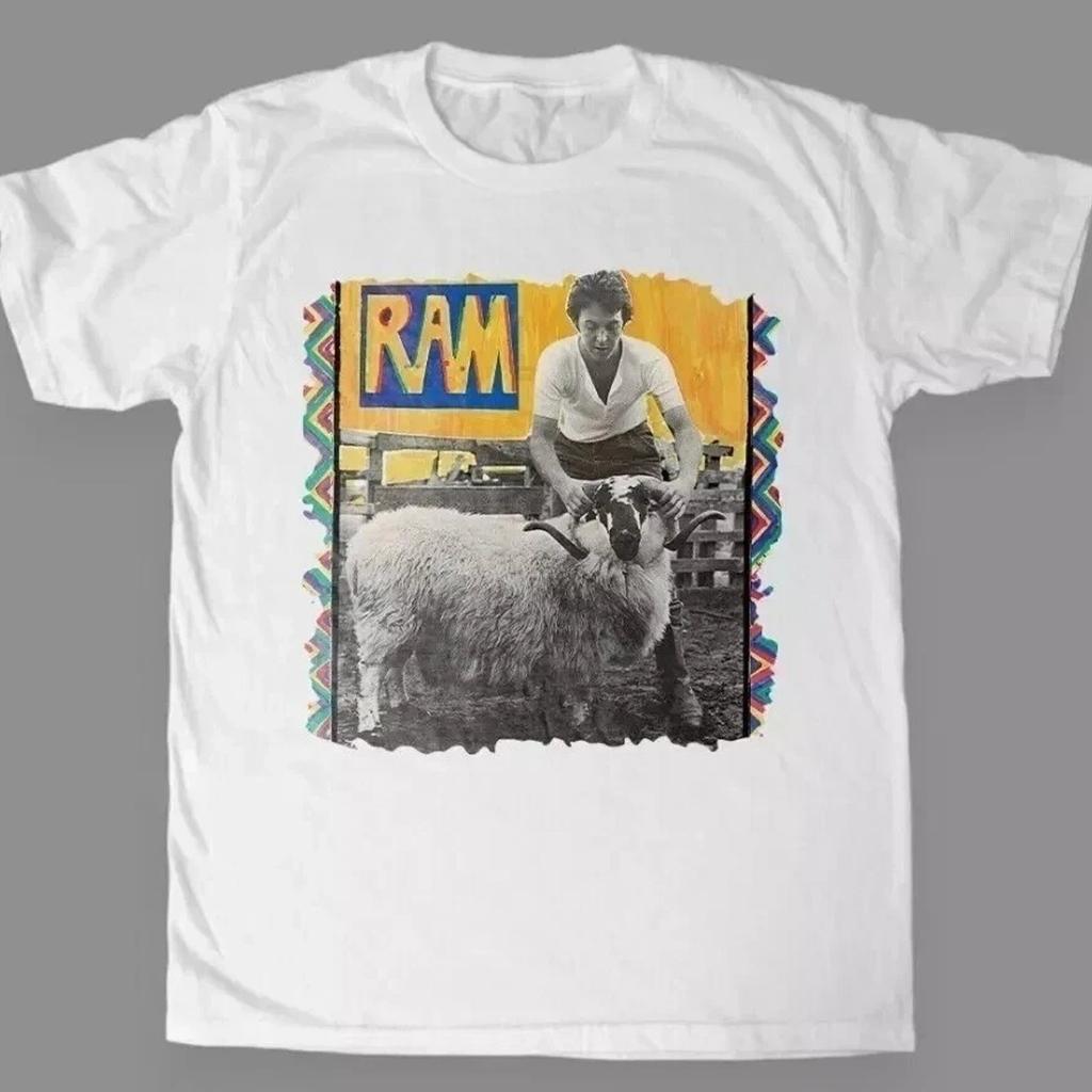 Tricou Grafic Vintage Paul McCartney Ram Got Back Tour 2022 Bumbac Unisex