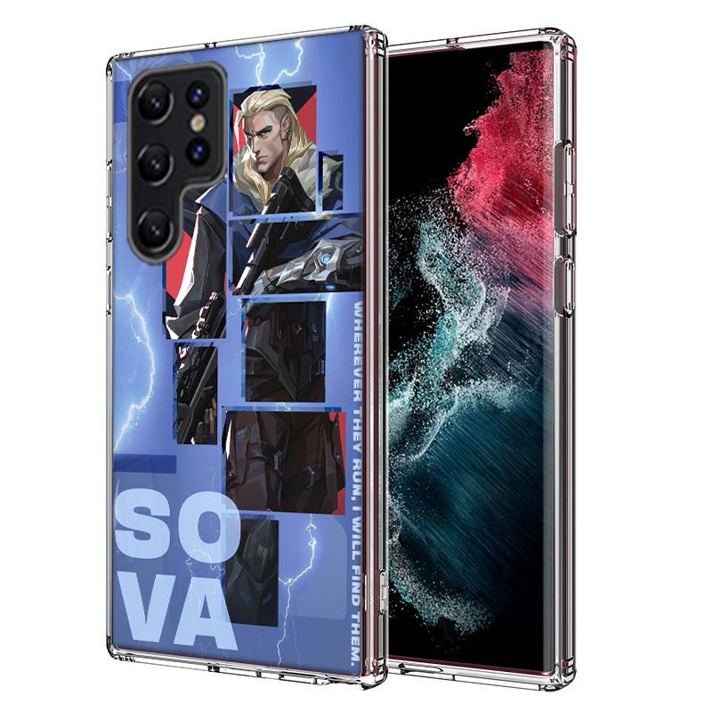 Game Valorant Capa Phone Case For Samsung S26 Ultra S25 Edge Galaxy S23 S21 S20 S24 FE S22 S10 Plus Cover Clear TPU Shell Coque