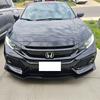 HTTYYX Auto Frontstoßstange Splitter Lippe Diffusor Karosseriekit Spoiler Schutz für Civic Hatchback/Limousine/Coupé/Type R FK7 FK8 Si 2016-2021