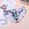 Printed Men's Underwear Loose Men's Triangle Pants Breathable Cotton Men's Large Triangle Pants