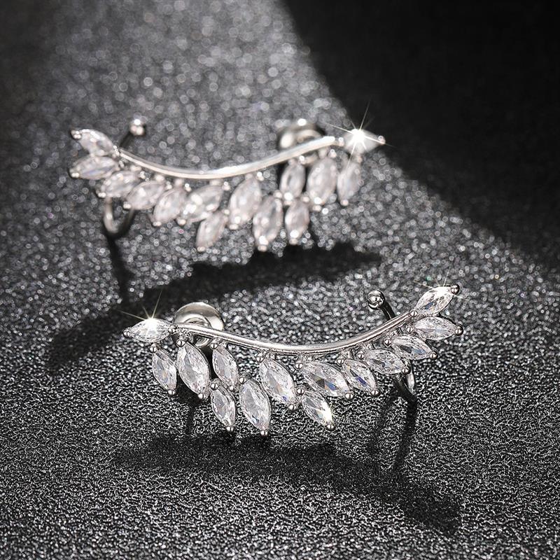 Xiaomi Huitan Fresh Style Women Stud Earrings Inlaid Shining Cubic Zirconia Elegant Wedding Party Lady Fashion Accessories Jewelry