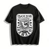 Funny Shawarma Skipping Rope Graphic Casual Short Sleeve Tee Pure Cotton T-shirt