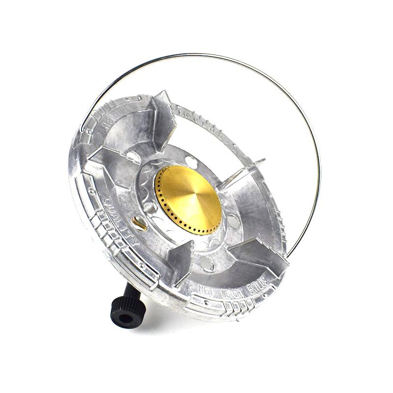 

Ультралегкая портативная газовая горелка для кемпинга, пеших походов, пикника, ветрозащитная, металлическая, прочная, из медного сплава, компактная, простая onesize