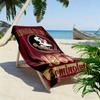 Florida State Seminoles Print Beach Towel, Large Soft Quick Dry Towel for Beach Camping Swimming