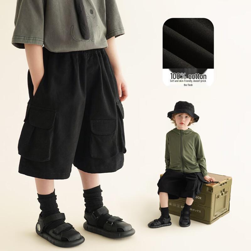 Boys  Multi-Pocket Cargo Shorts 100 фото