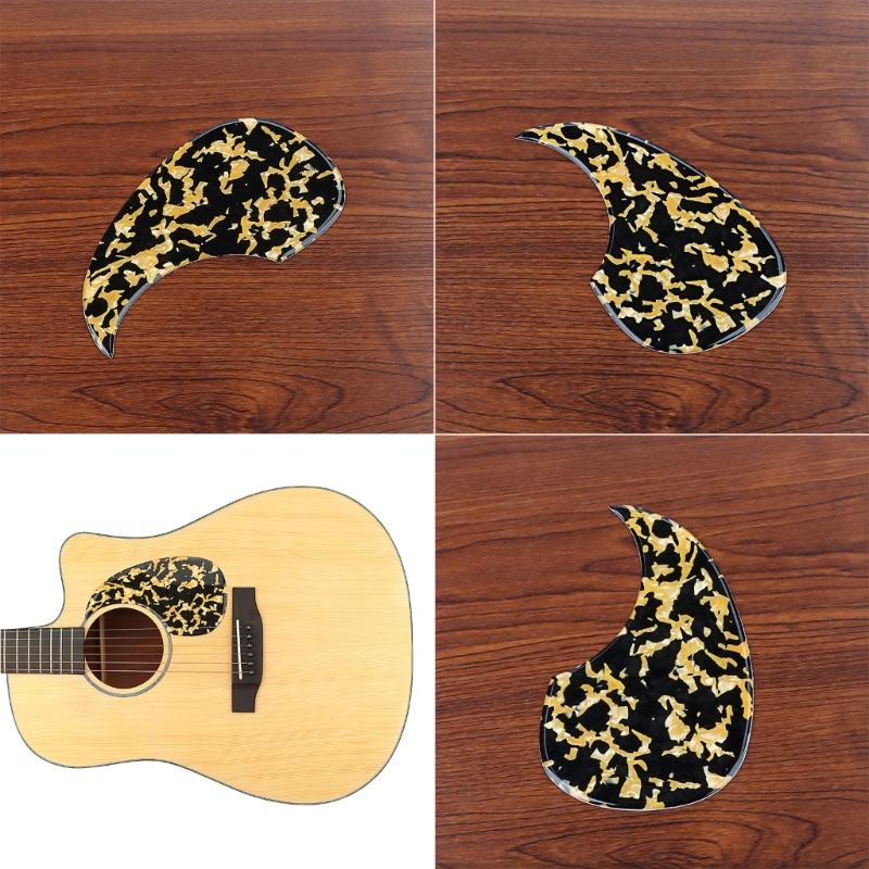 PVC Guitar Pickguard Self Adhesive Scratch Plate Acoustic Guitar AntiScratch Guard Plate Musical Instrument Accessories