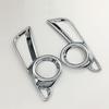 2PCS Front Fog Light Lamp Cover Trim Chrome For Toyota Highlander 2017 2018