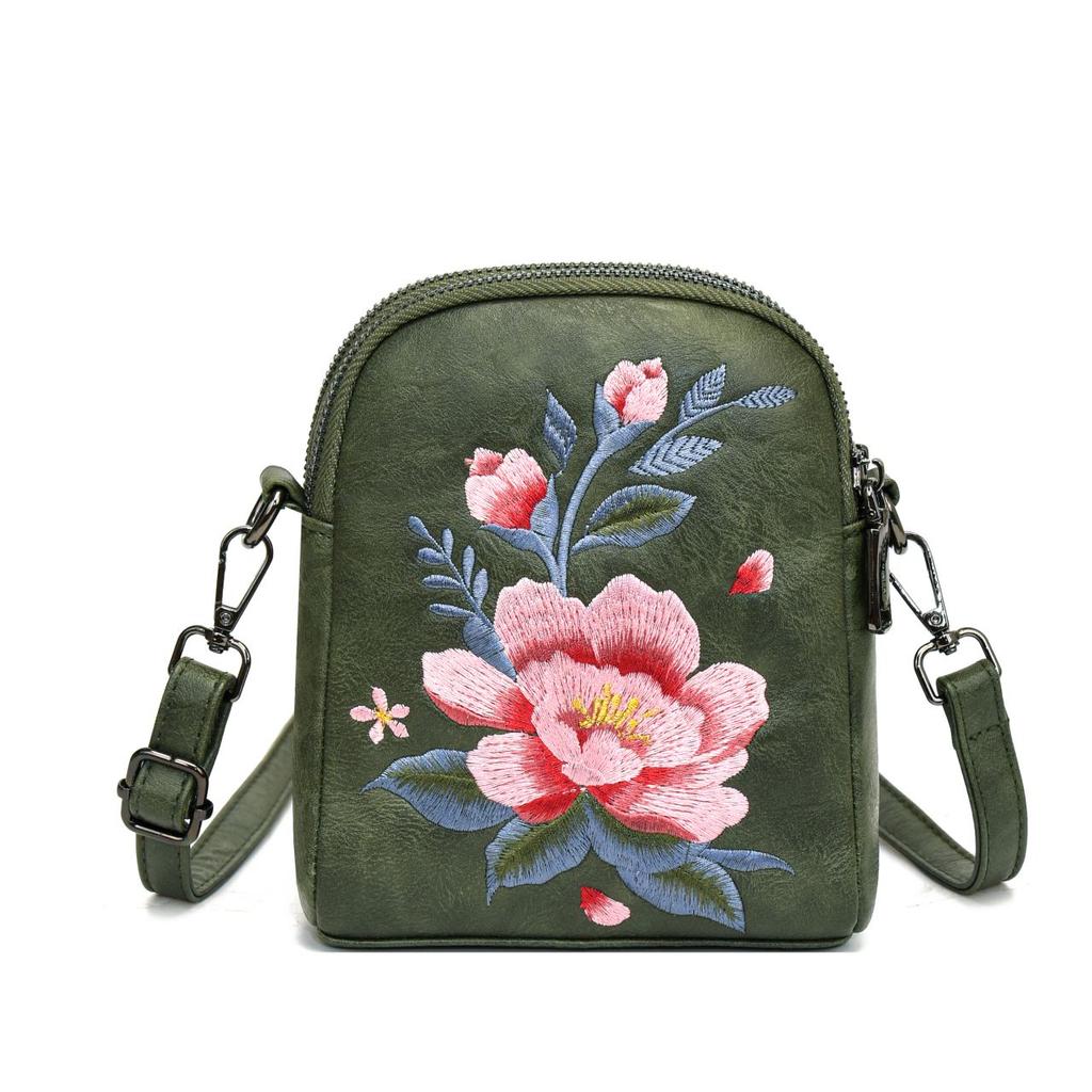 Embroidered Small Bag Chinese Style Single Shoulder Crossbody Mobile Phone Coin Purse Bag