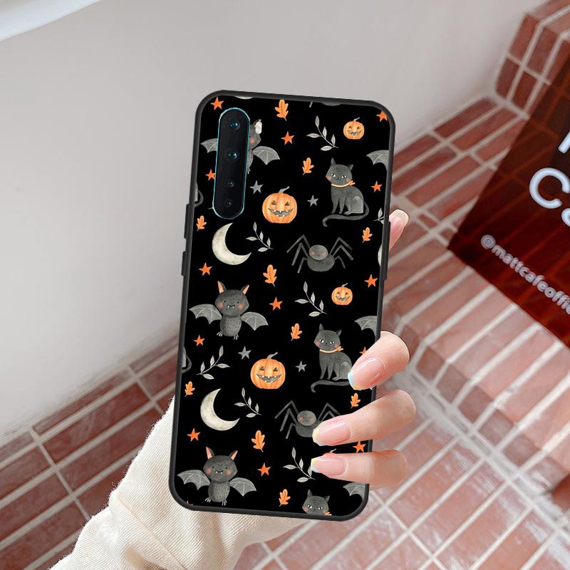 Halloween Pumpkin Horror Case For OnePlus 13R 12R 10R 13T 15 13 12 11 10T 8T Nord CE 4 3 2 Lite N20 N30 Nord 5 Cover
