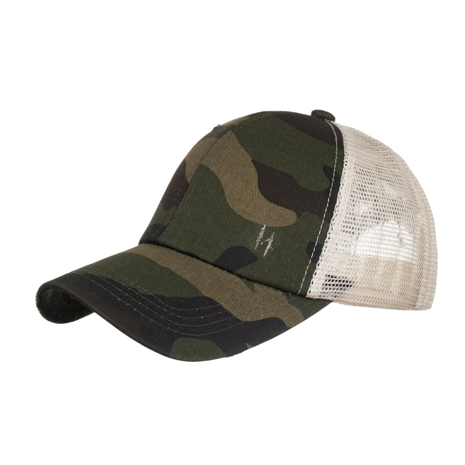 

Вымытая и состаренная легкая версия кепка-бейсболка с перекрестной резинкой для волос, шапочка для волос камуфляжный