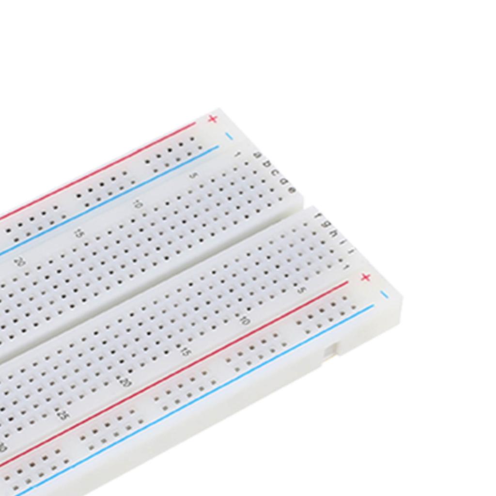 10Pcs Solderless Breadboard ABS 5.6x16.5x0.85cm 830 Points for Experiment Testing