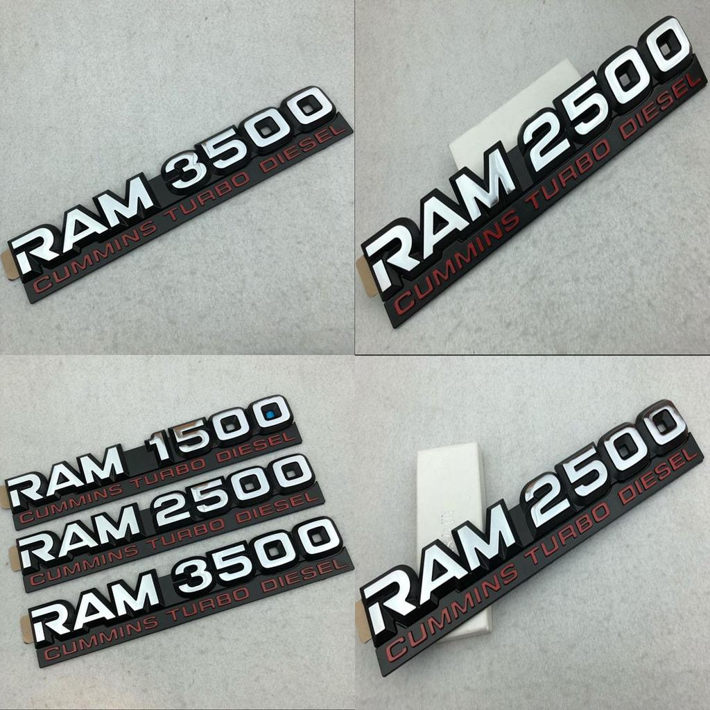 Ram 1500 2500  3500 Heavy Duty Car Tag Ram Truck Refit Sticke Car