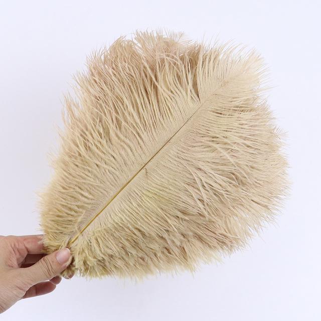 20Pcs Natural Ostrich Feather 15-20cm for Wedding Carnival Home Party Decoration DIY Handicraft Accessories Table Centerpieces