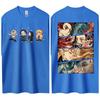 Hot Sale Demon Slayer Japanese Hot-blooded Anime Classic Loose Casual Oversized Short-sleeved Comfortable Soft Cotton Summer New Tee Oversized Top