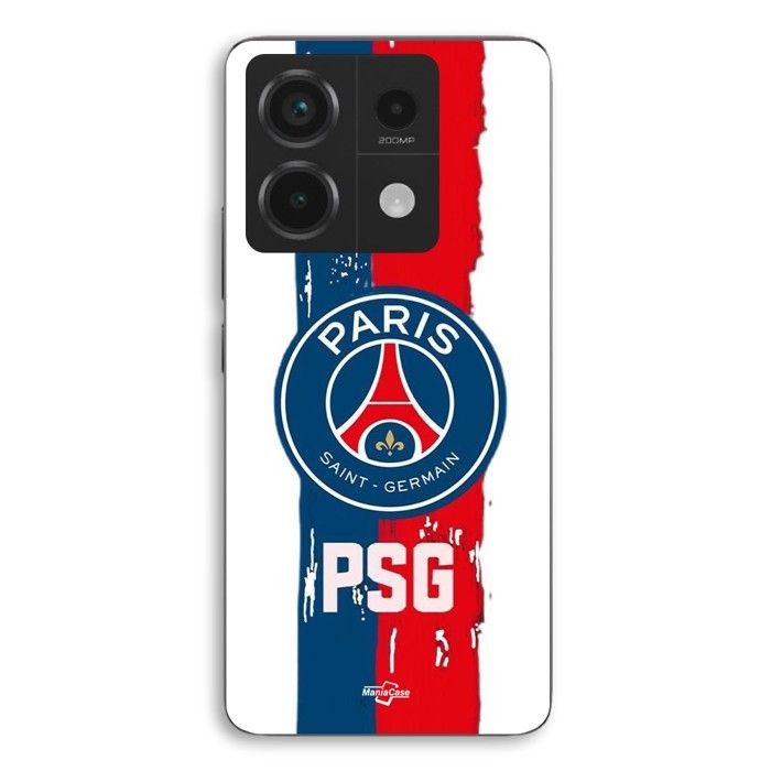 Coque de téléphone - MANIACASE - Xiaomi Redmi Note 13 Pro 5G - Silicone TPU - Souple - PSG logo