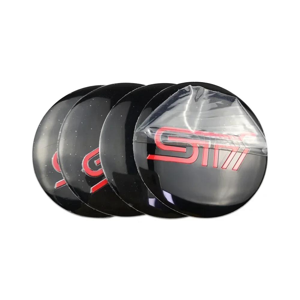 4pcs 56mm Car Wheel Center Hub Caps Sticker for Subaru Outback Legacy Forester Impreza Tribeca WRX BRZ STI Accessories