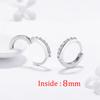 Minimal Girl's Small Hoop Earrings Mini Round Circle Earring Zircon Tiny Huggies Piercing Earing Trendy Jewelry Thin Hoops