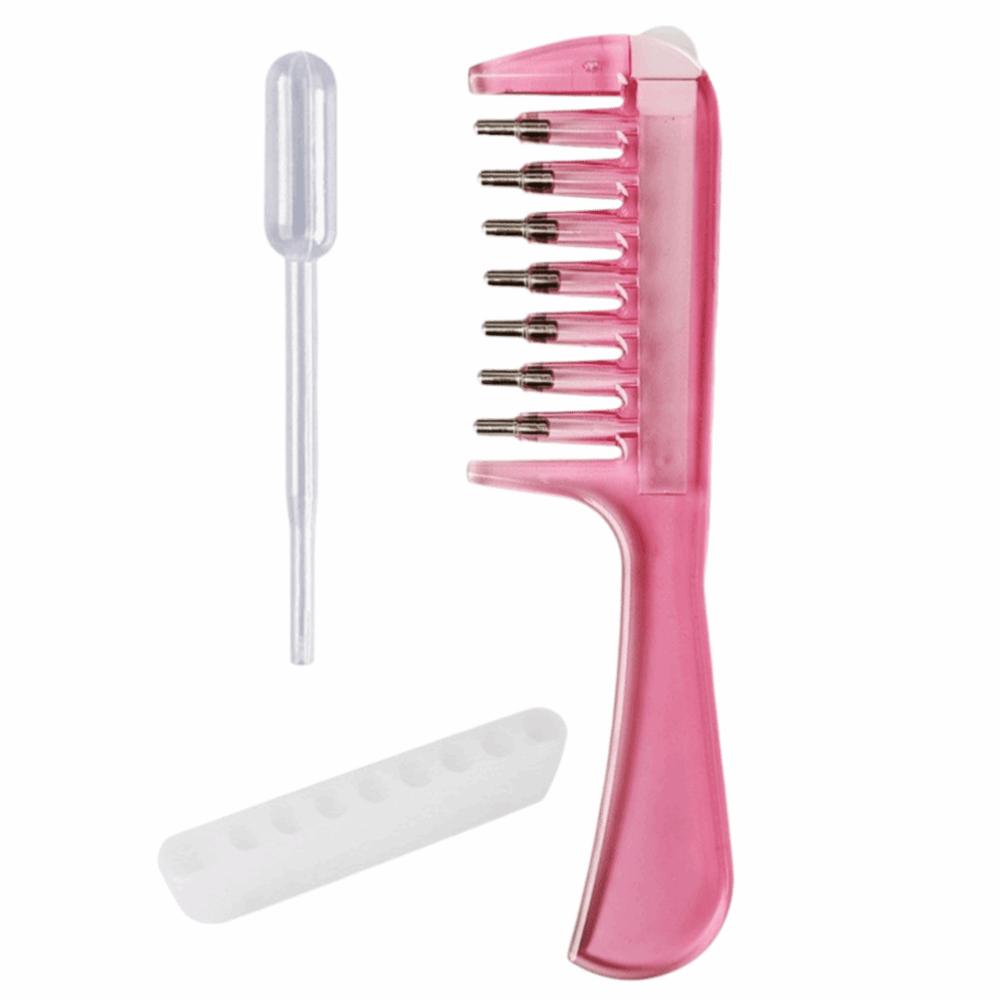Multi-Function Mini Portable Head Applicator Anti-Frizz Massage Guide Liquid Comb Gift