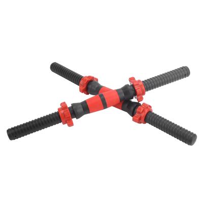 40 cm hantelių strypai, svarmenų kilnojimo hantelių rankenos su 4 vnt. veržlėmis, fitneso įranga