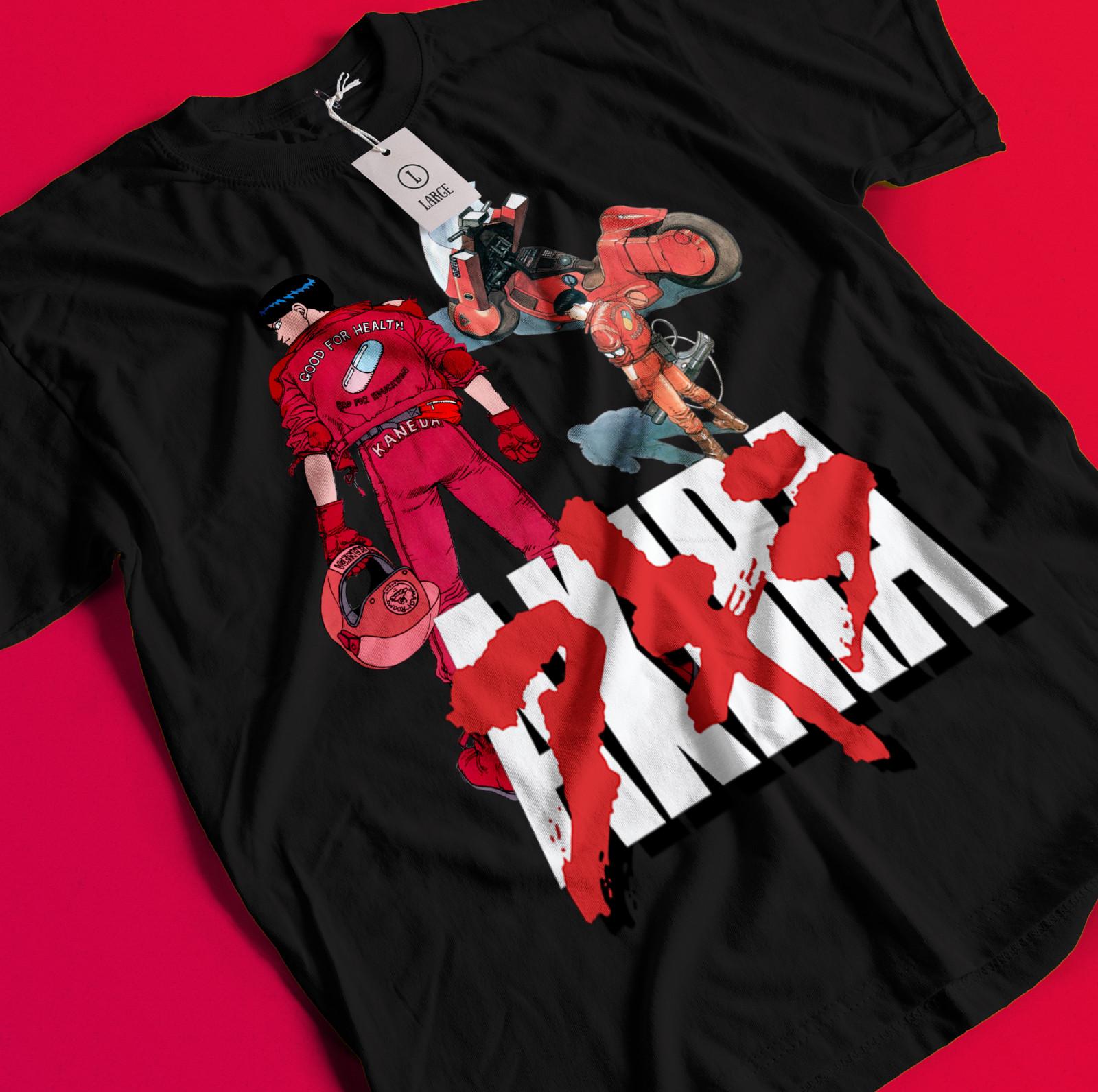 Akira T-shirt,Anime Shirt,Retro Neo Tokyo Manga Tetsuo Kaneda Shirt All Size BB780 M