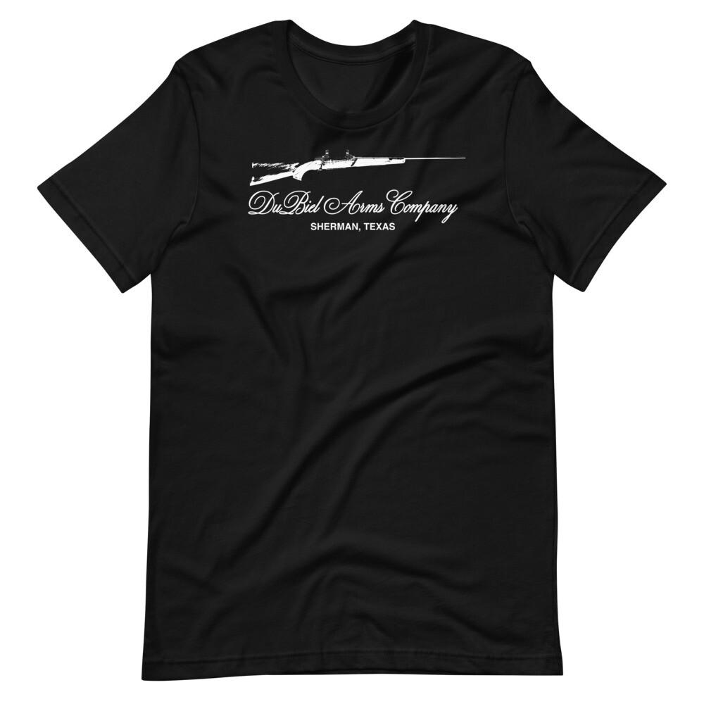 DuBiel Arms Company Sherman Texas Defunct Rifle Graphic Tee Shirt Unisex t-shirt